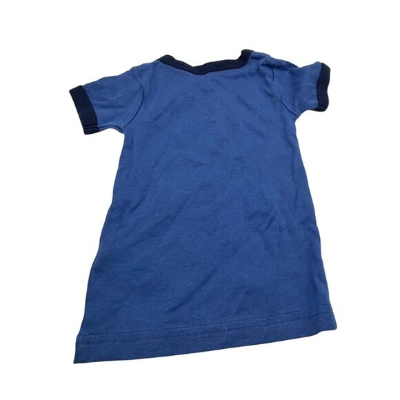 Carters Infant Boys "Mommys Ace Daddys Wingman" Ringer T-shirt, Blue, 18M - Picture 4 of 6